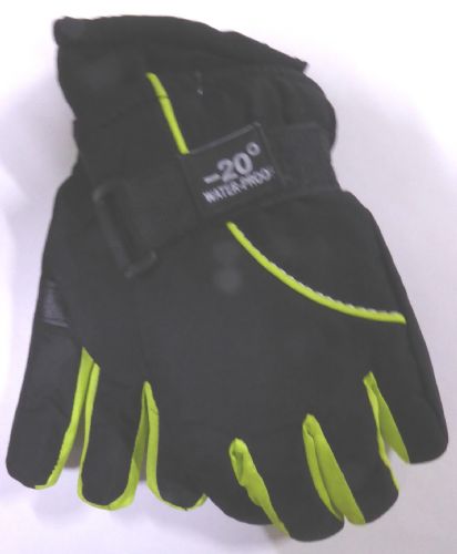 Marku Gloves AG249X Black/Lime Age 8-9